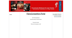 Desktop Screenshot of portal.pianocompetition.org